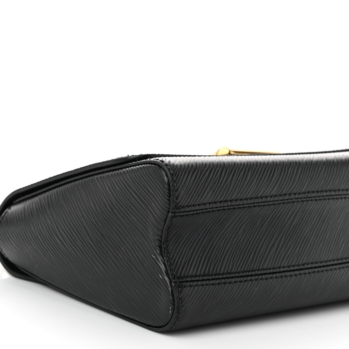Epi Twist Top Handle Shoulder Bag MM Black