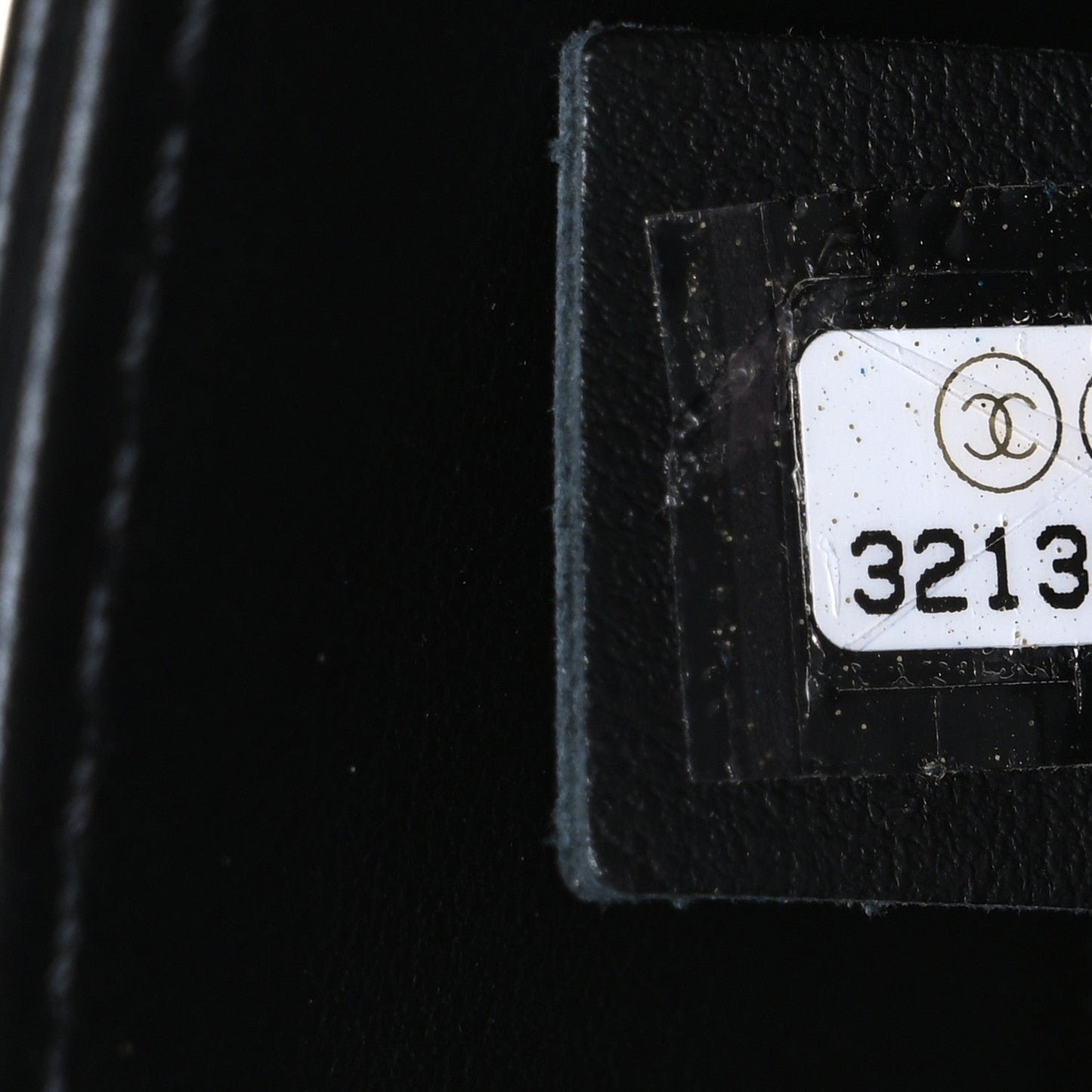 Calfskin Quilted CC Uniform Flap Belt Bag Black