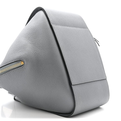 Grained Calfskin Small Hammock Shoulder Bag Asphalt
