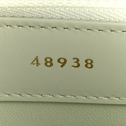 Satinated Calfskin Mini 16 Top Handle Bag Jade