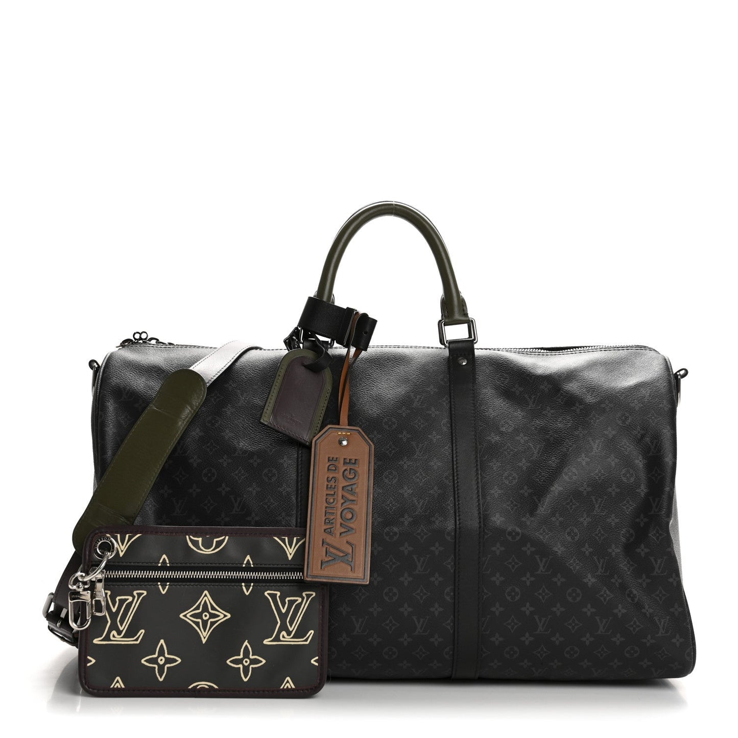 Monogram Eclipse Patchwork Keepall Bandouliere 50