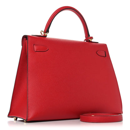 Epsom Kelly Sellier 32 Rouge Casaque