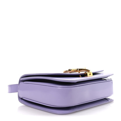 Patent Siena Small Shoulder Bag Lapis