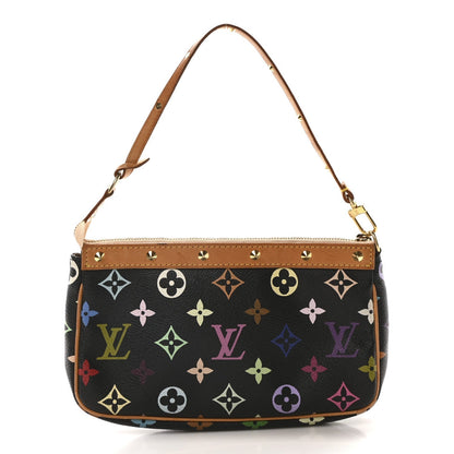 Monogram Multicolor Pochette Accessories Black
