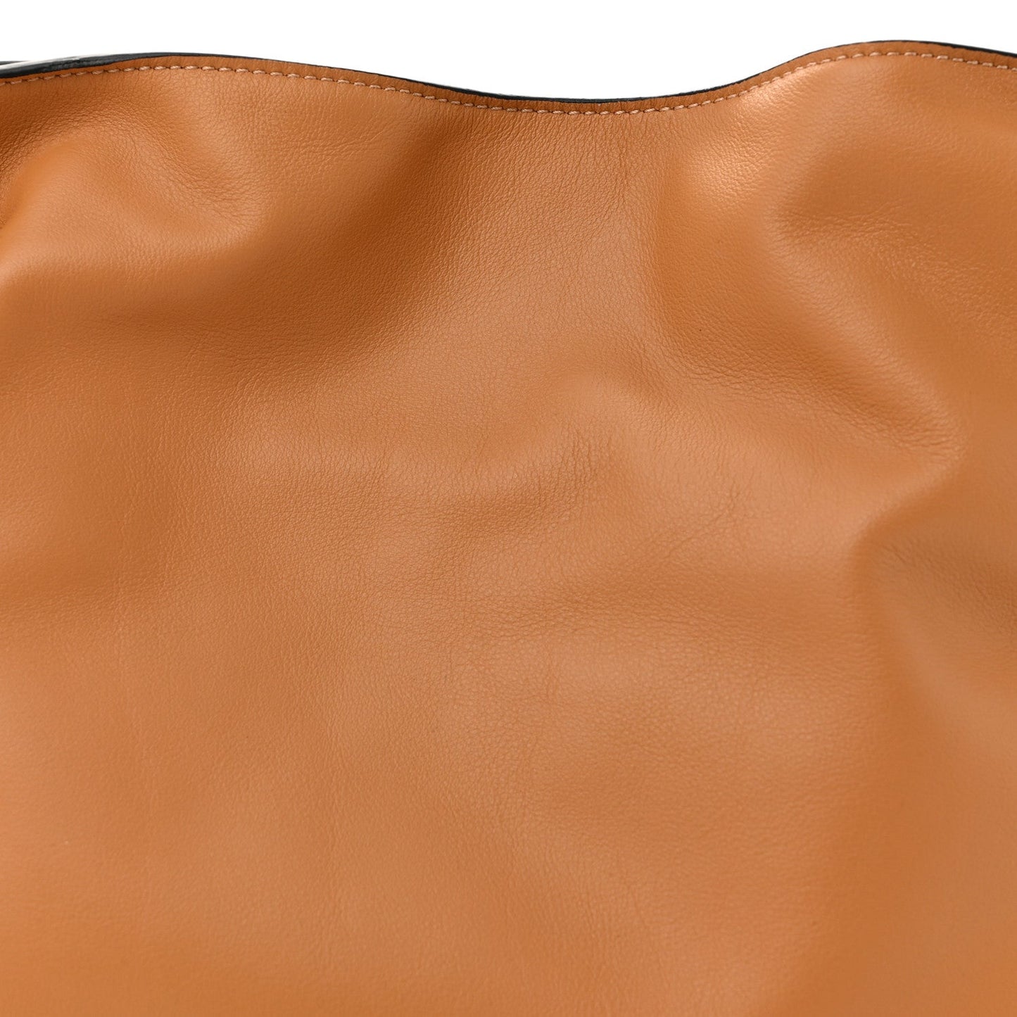 Nappa Calfskin Medium Flamenco Knot Clutch Warm Desert