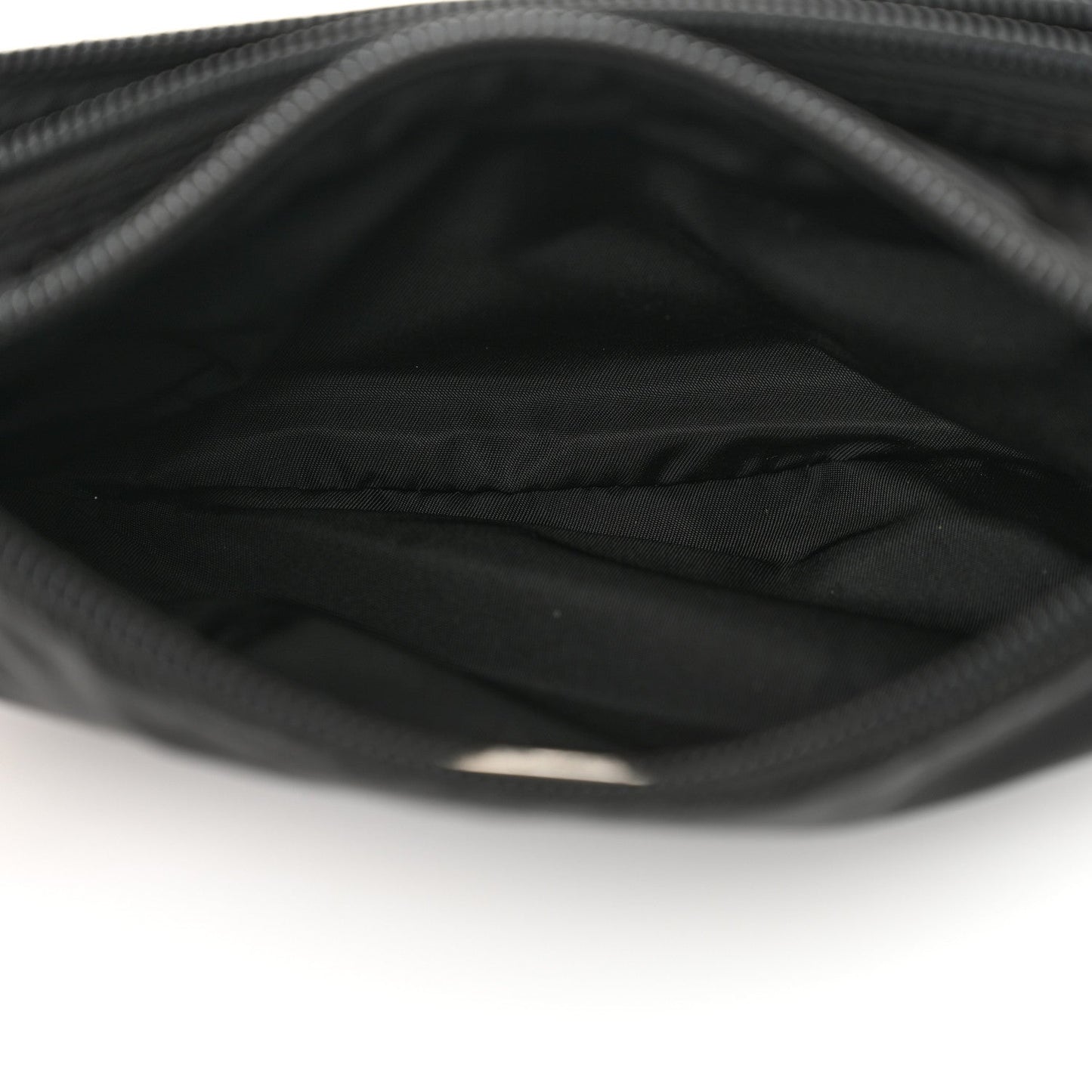 Re-Nylon Saffiano Belt Bag Black