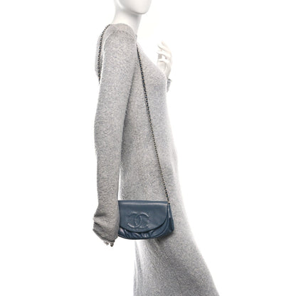 Caviar Half Moon Wallet On Chain WOC Blue
