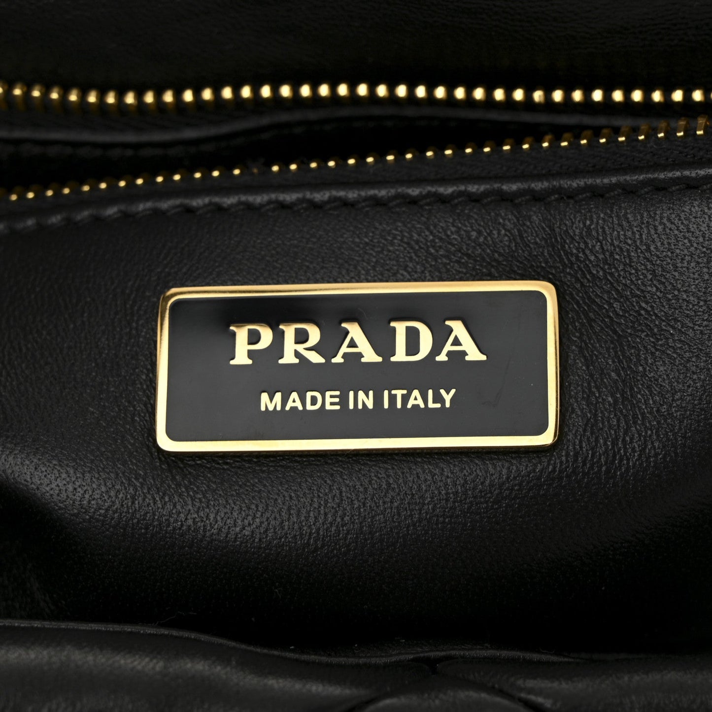 Nappa Metal Quilted Small Patchwork System Flap Bag Black
