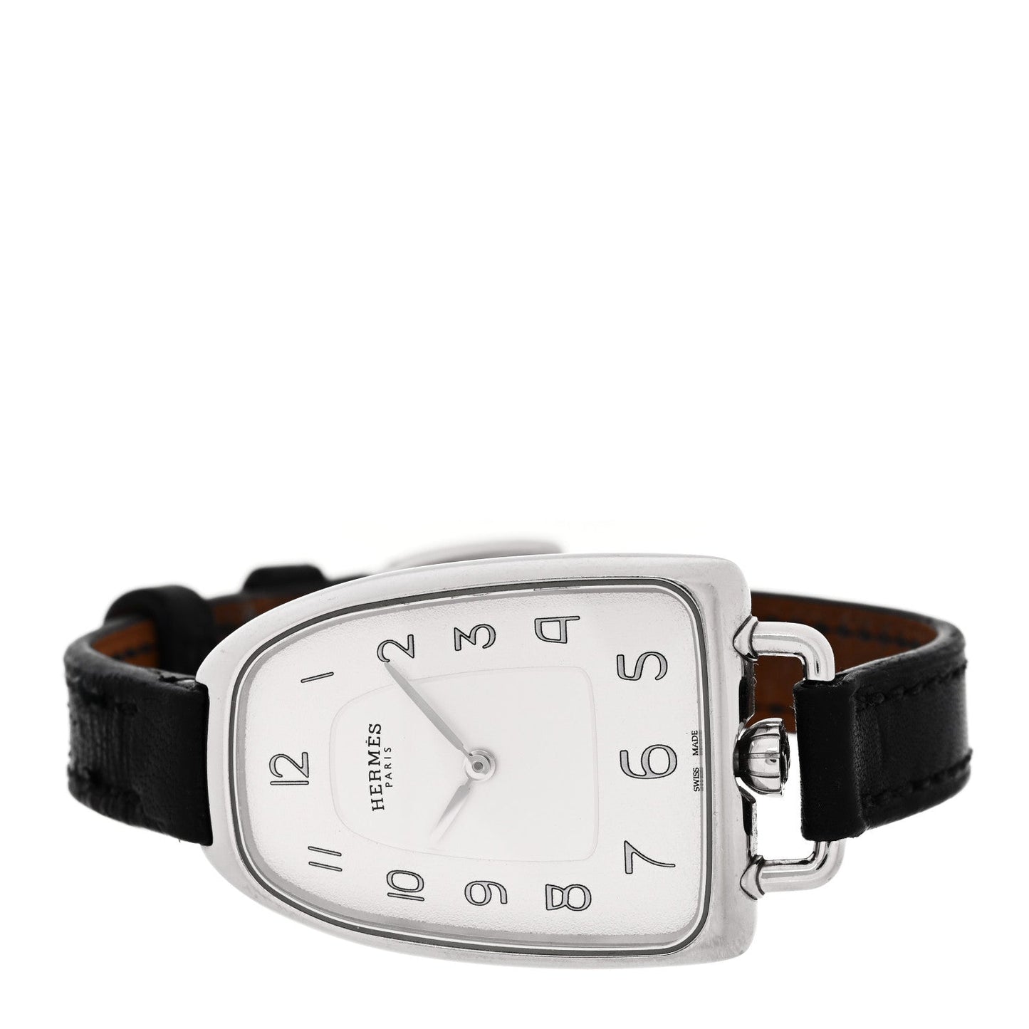 Stainless Steel Barenia 26mm Galop Quartz Watch Noir