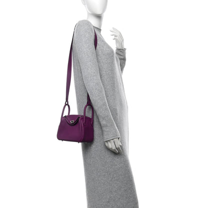 Taurillon Clemence Mini Lindy 20 Anemone