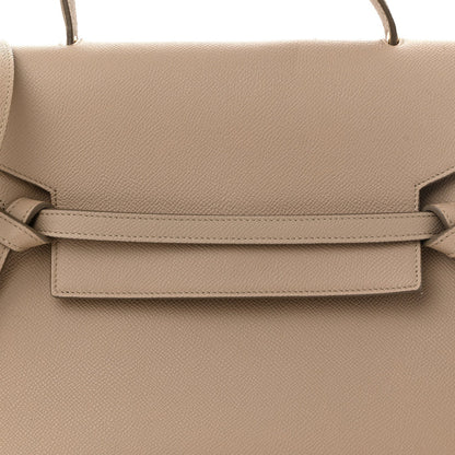 Grained Calfskin Mini Belt Bag Light Taupe