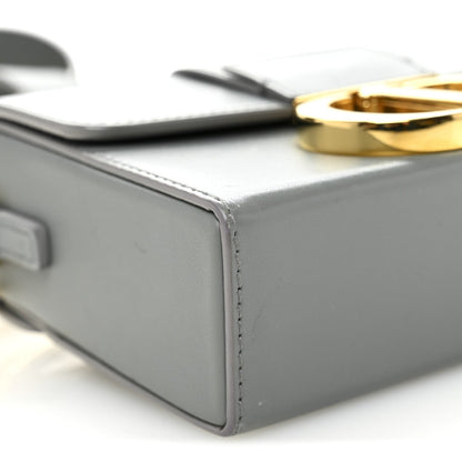 Box Calfskin 30 Montaigne Box Bag Gray