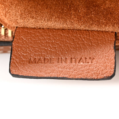 Supple Calfskin Small Triomphe Heloise Shoulder Bag Tan