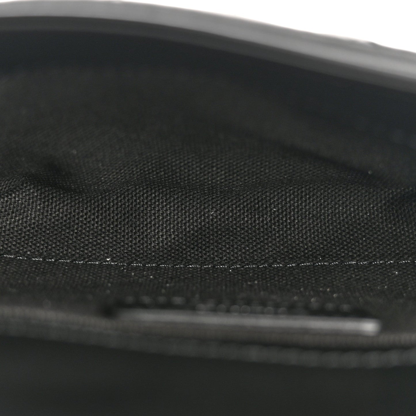 Calfskin Quilted CC Uniform Flap Belt Bag Black