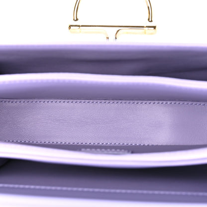Patent Siena Small Shoulder Bag Lapis