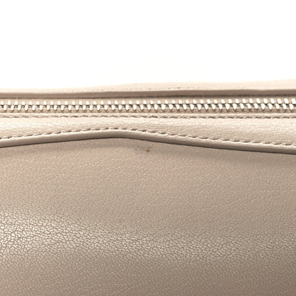 Shiny Goatskin Medium Le Teckel Bag Grege