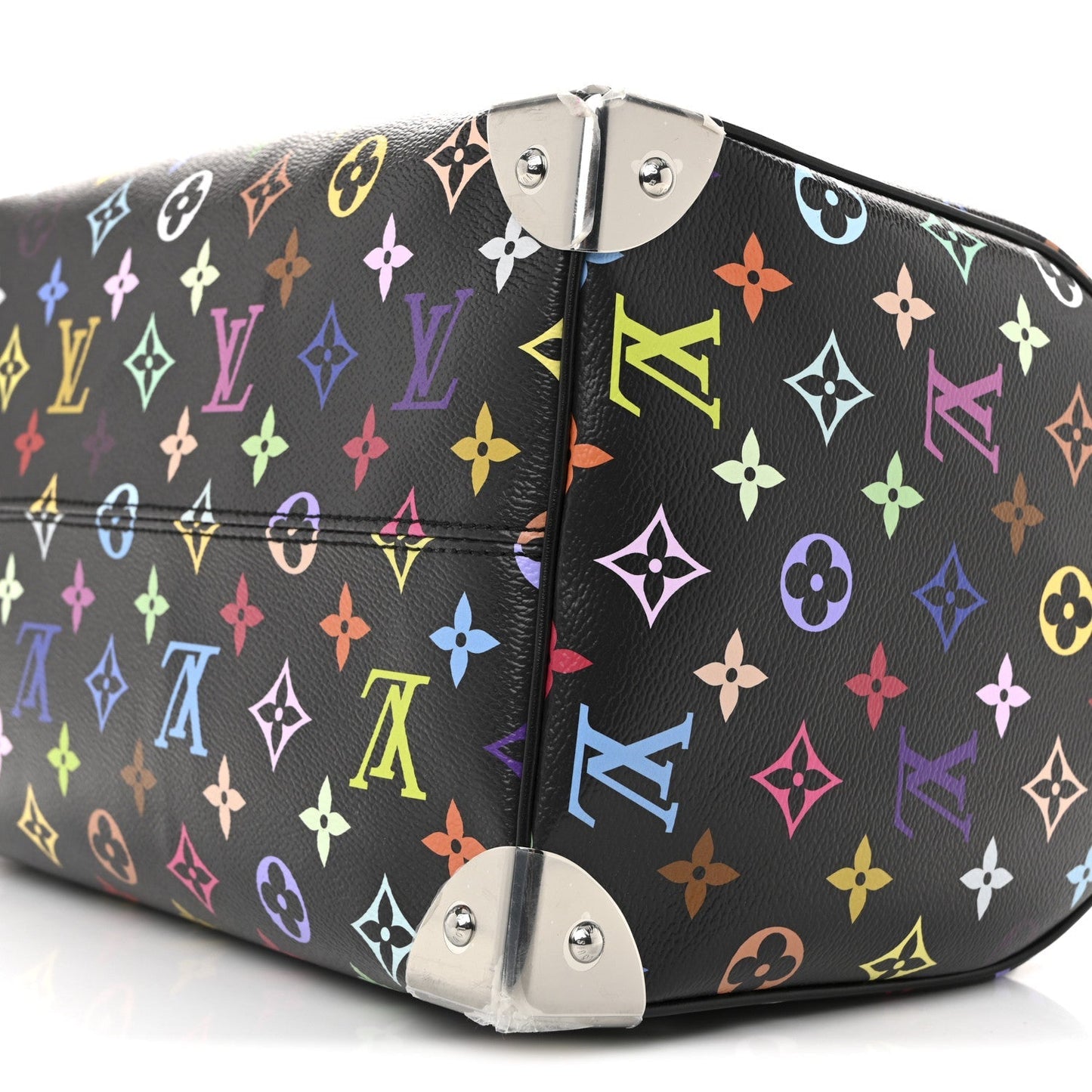 LV X TM Monogram Multicolor Speedy Soft 30 Black