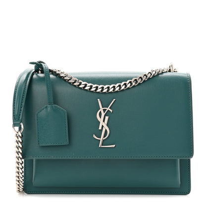 Calfskin Medium Monogram Sunset Malachite