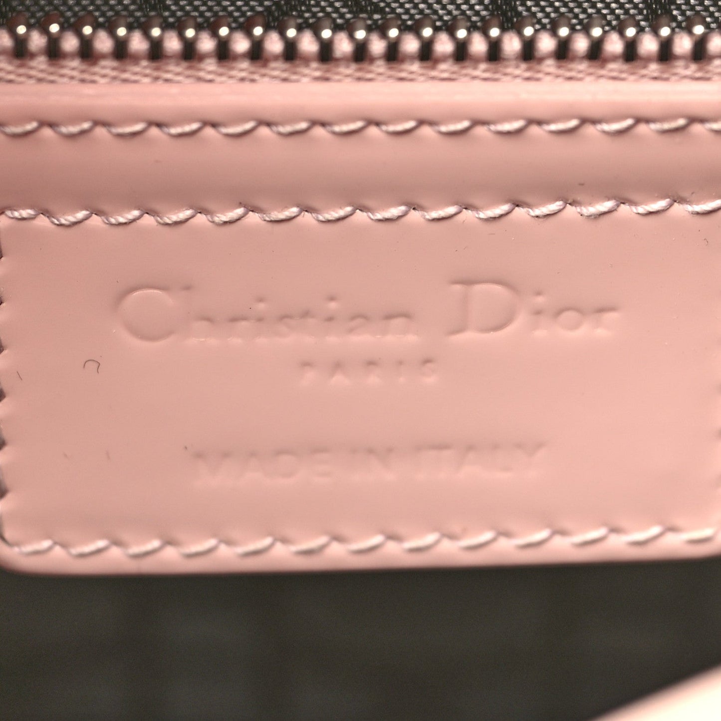 Patent Cannage Medium Lady Dior Light Pink