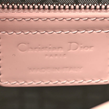 Patent Cannage Medium Lady Dior Light Pink