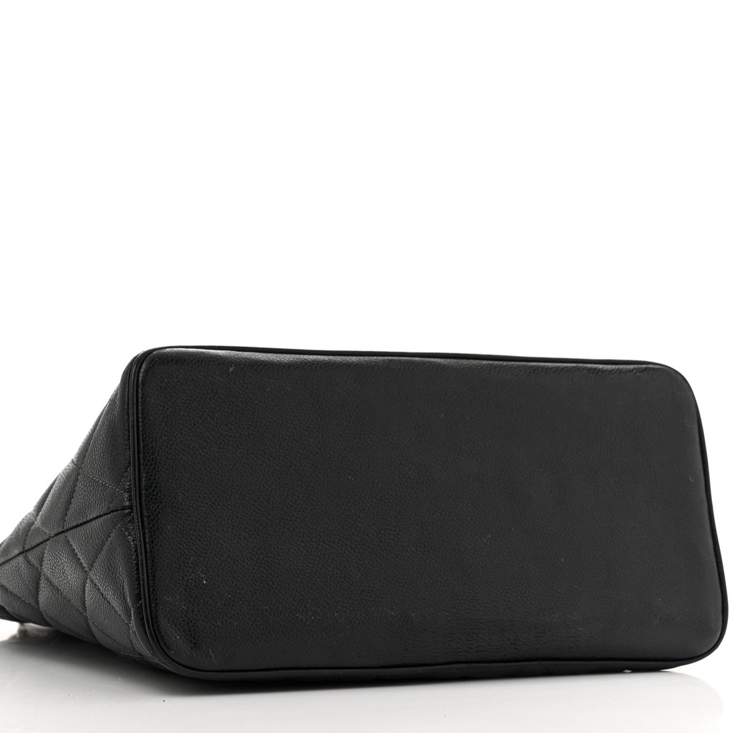 Caviar Quilted Medallion Tote Black