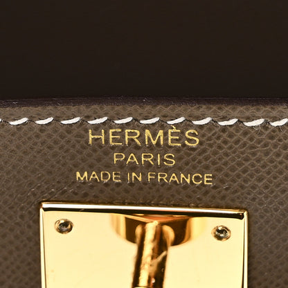 Madame Calfskin Kelly Elan Etoupe