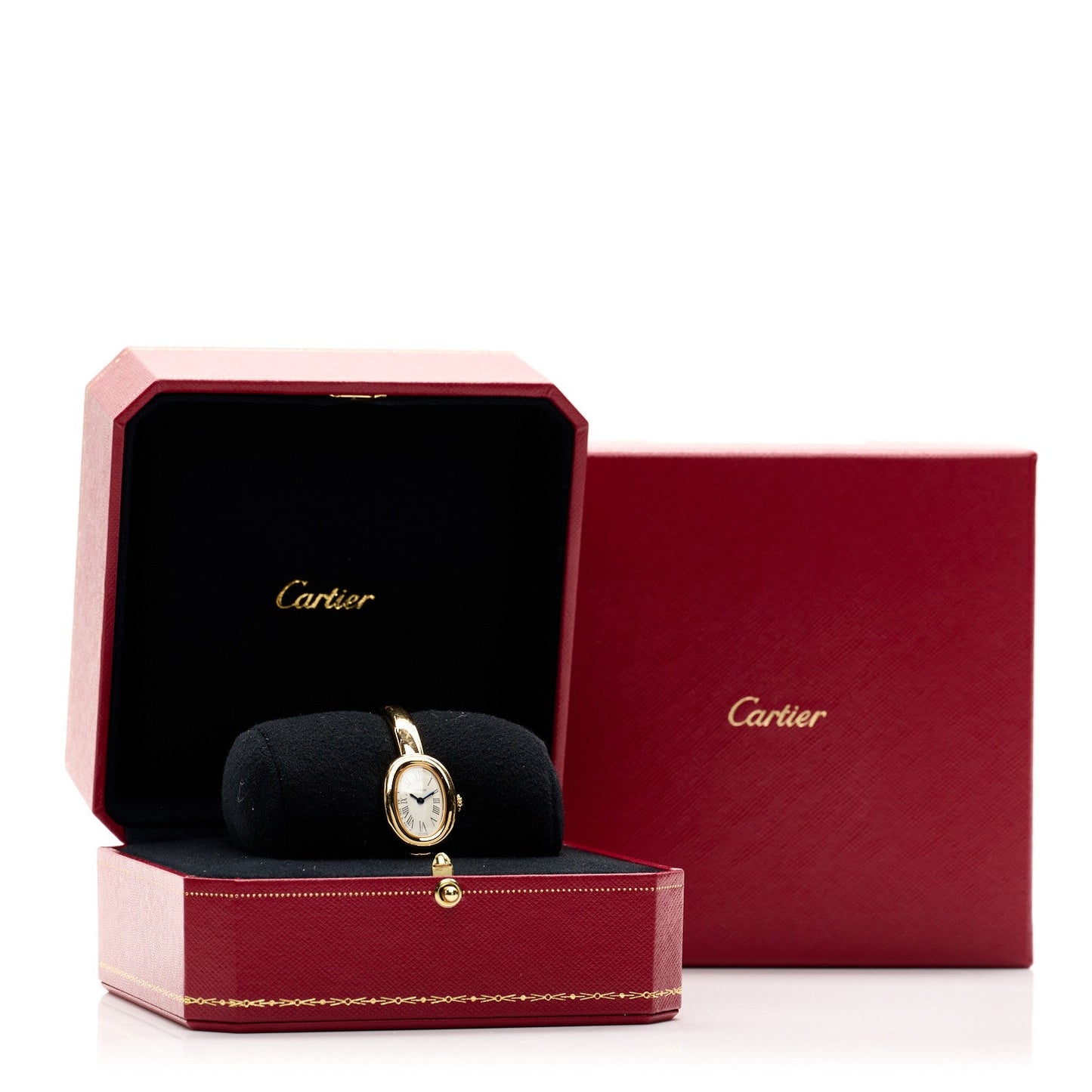 18K Yellow Gold 19mm Baignoire Quartz Watch