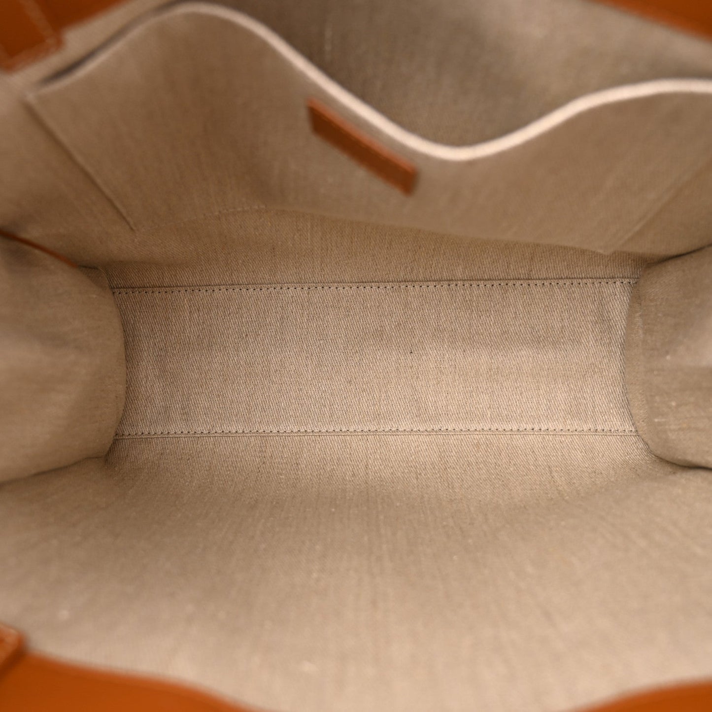 Calfskin Medium Woody Tote Caramel