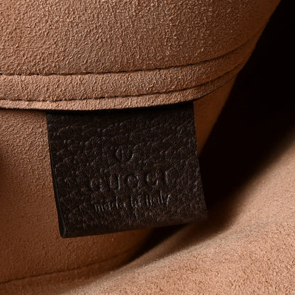 GG Supreme Monogram Web Large Ophidia Vertical Shopping Tote Brown