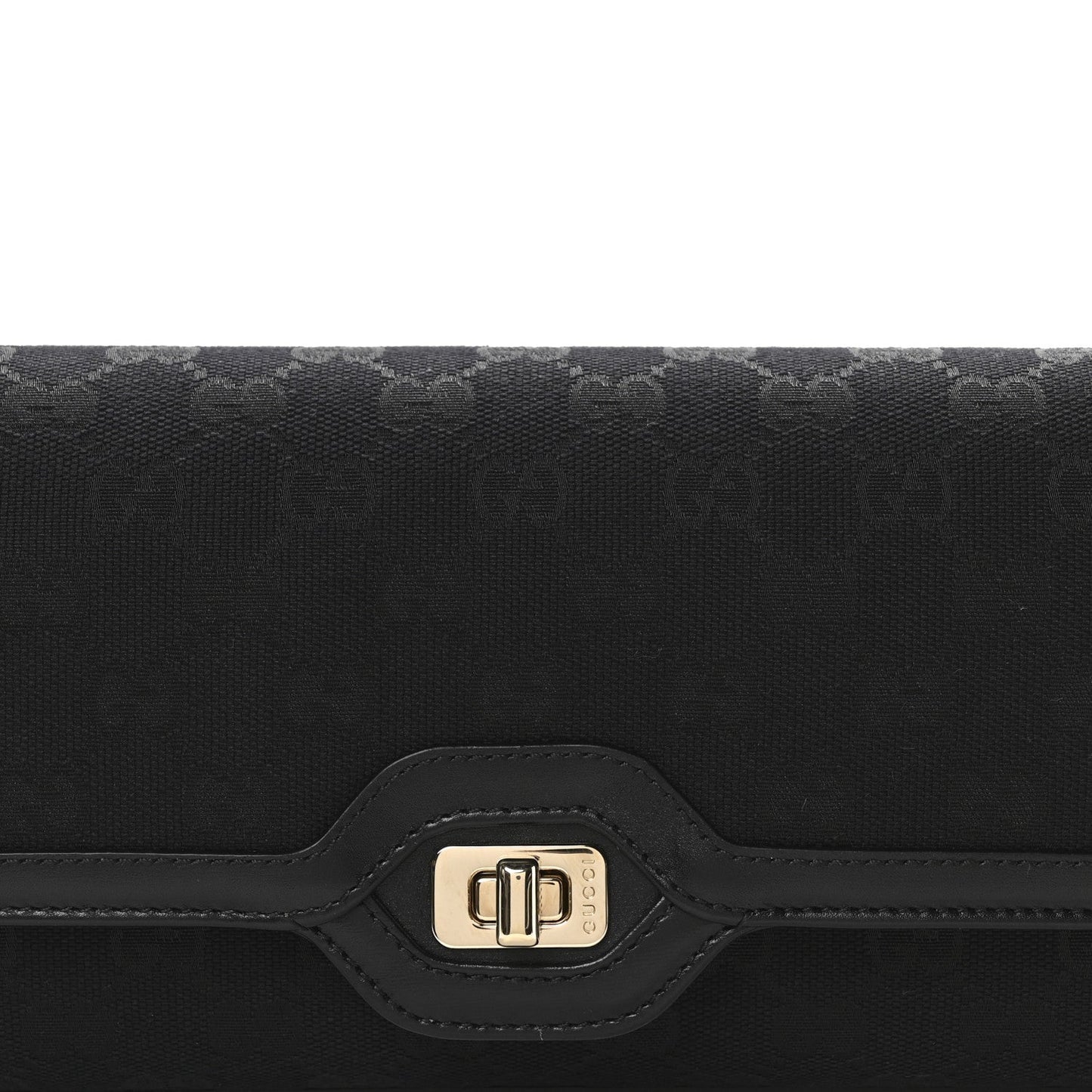 GG Monogram Small Luce Shoulder Bag Black
