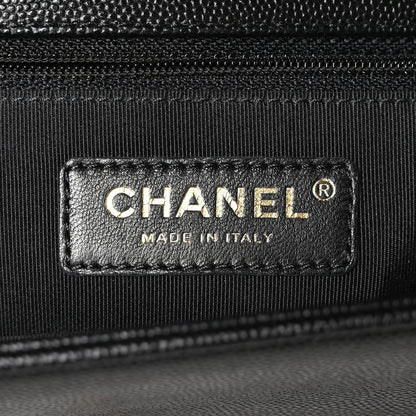 Caviar Quilted New Medium Boy Flap Black