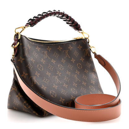 Monogram Beaubourg Hobo Mini Bordeaux Red Peach Safran Blue Jean Blue