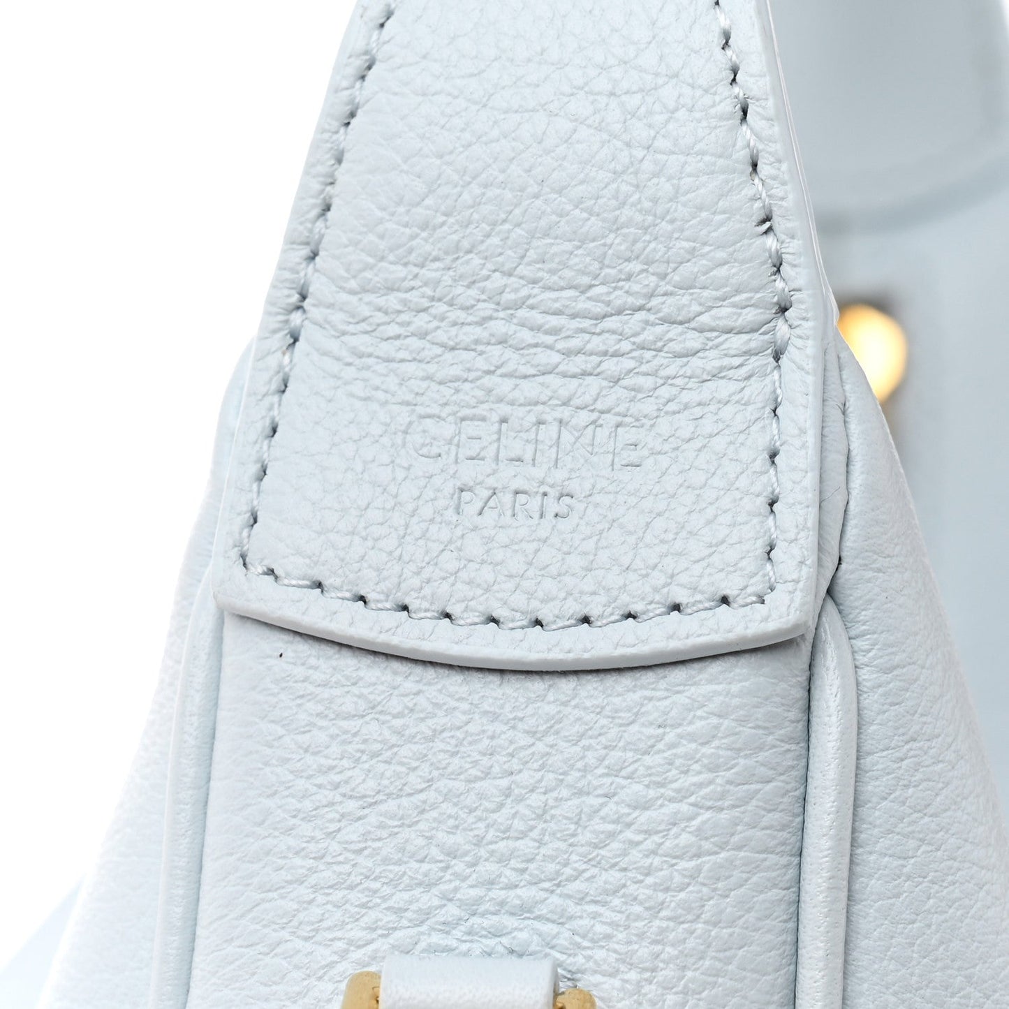 Supple Grained Calfskin Teen Lulu Shoulder Bag Glacier
