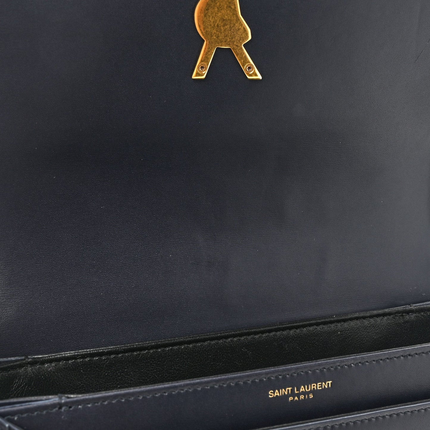 Box Calfskin Monogram Medium Solferino Satchel Deep Marine
