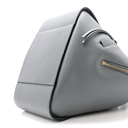 Grained Calfskin Small Hammock Shoulder Bag Asphalt