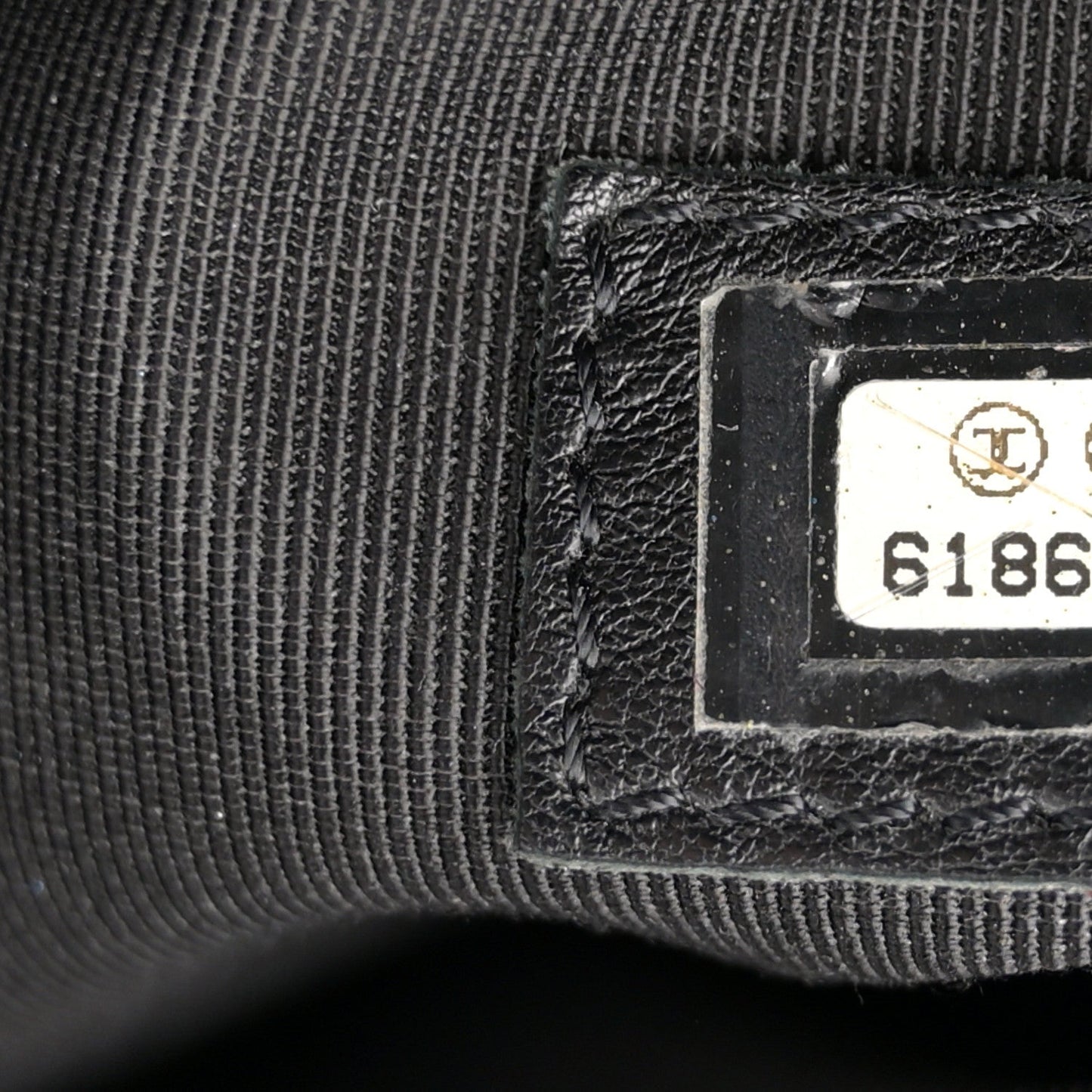 Caviar Quilted Bowler Black