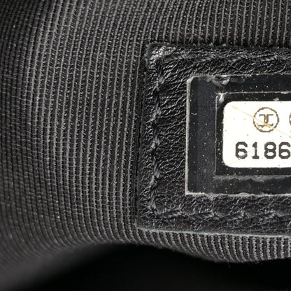 Caviar Quilted Bowler Black