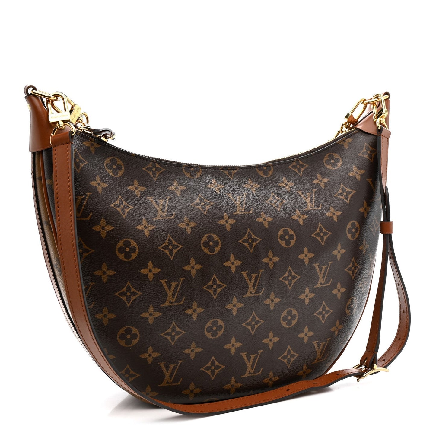 Reverse Monogram Loop Hobo