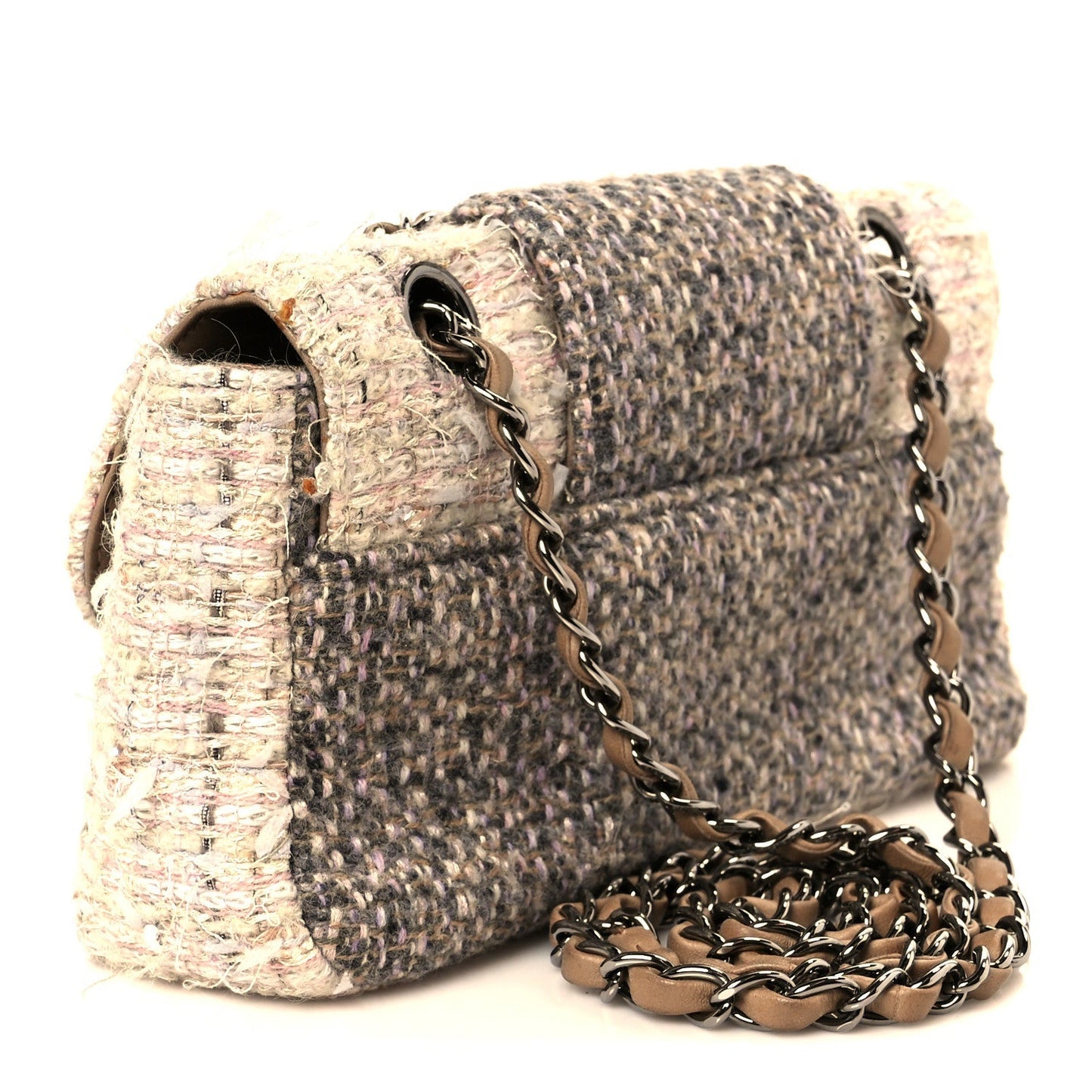 Tweed Small Fantasy Flap Grey