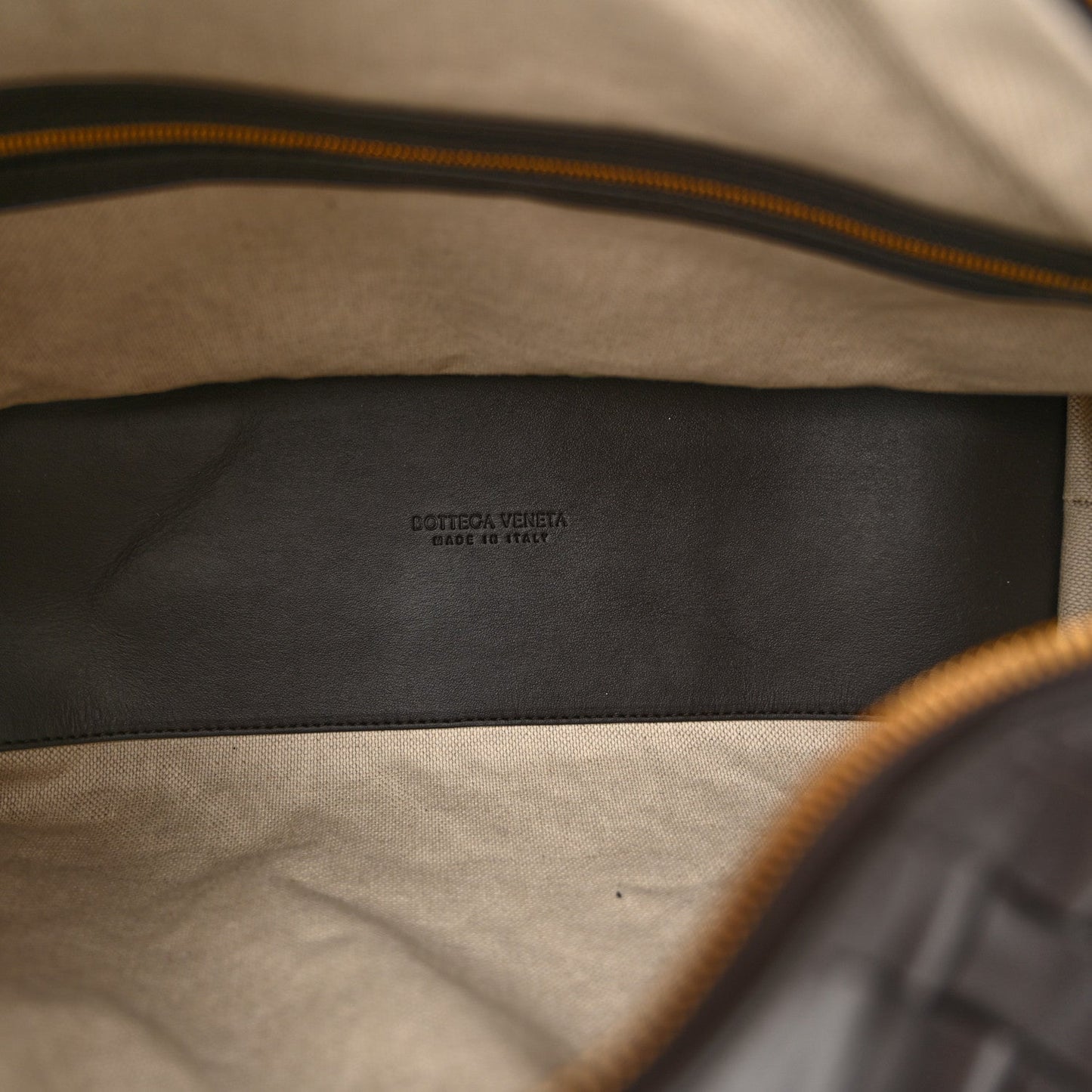 Nappa Intrecciato Medium Loop Weekender Bag Fondant