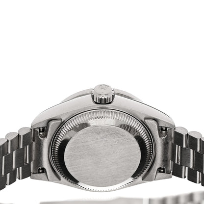 Platinum Diamond Bezel 26mm Datejust Watch Silver 69136