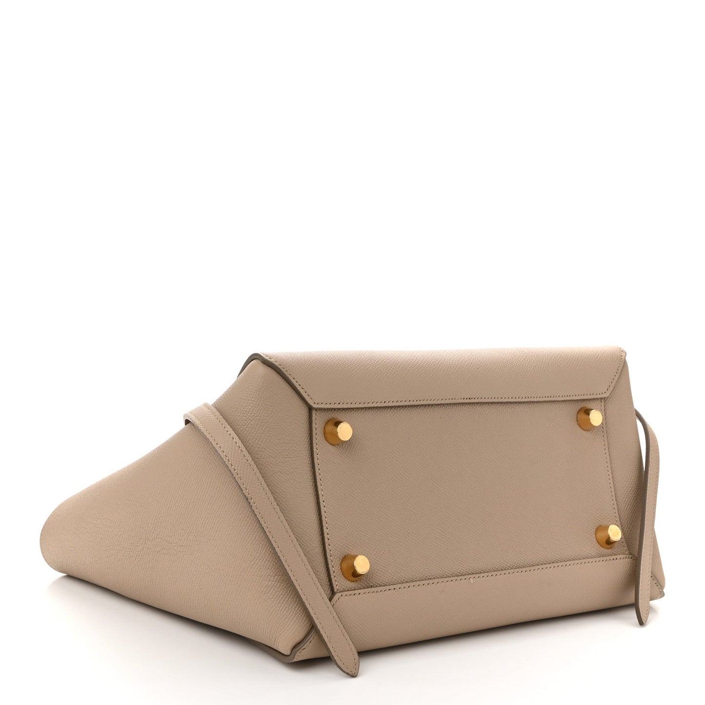 Grained Calfskin Mini Belt Bag Light Taupe