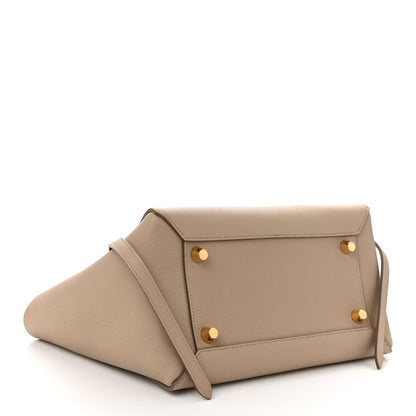Grained Calfskin Mini Belt Bag Light Taupe