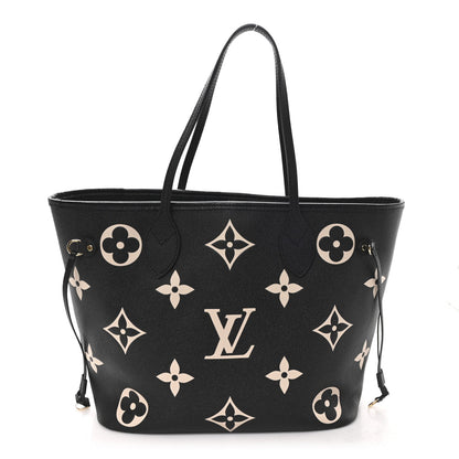 Empreinte Monogram Giant Neverfull MM Black Beige