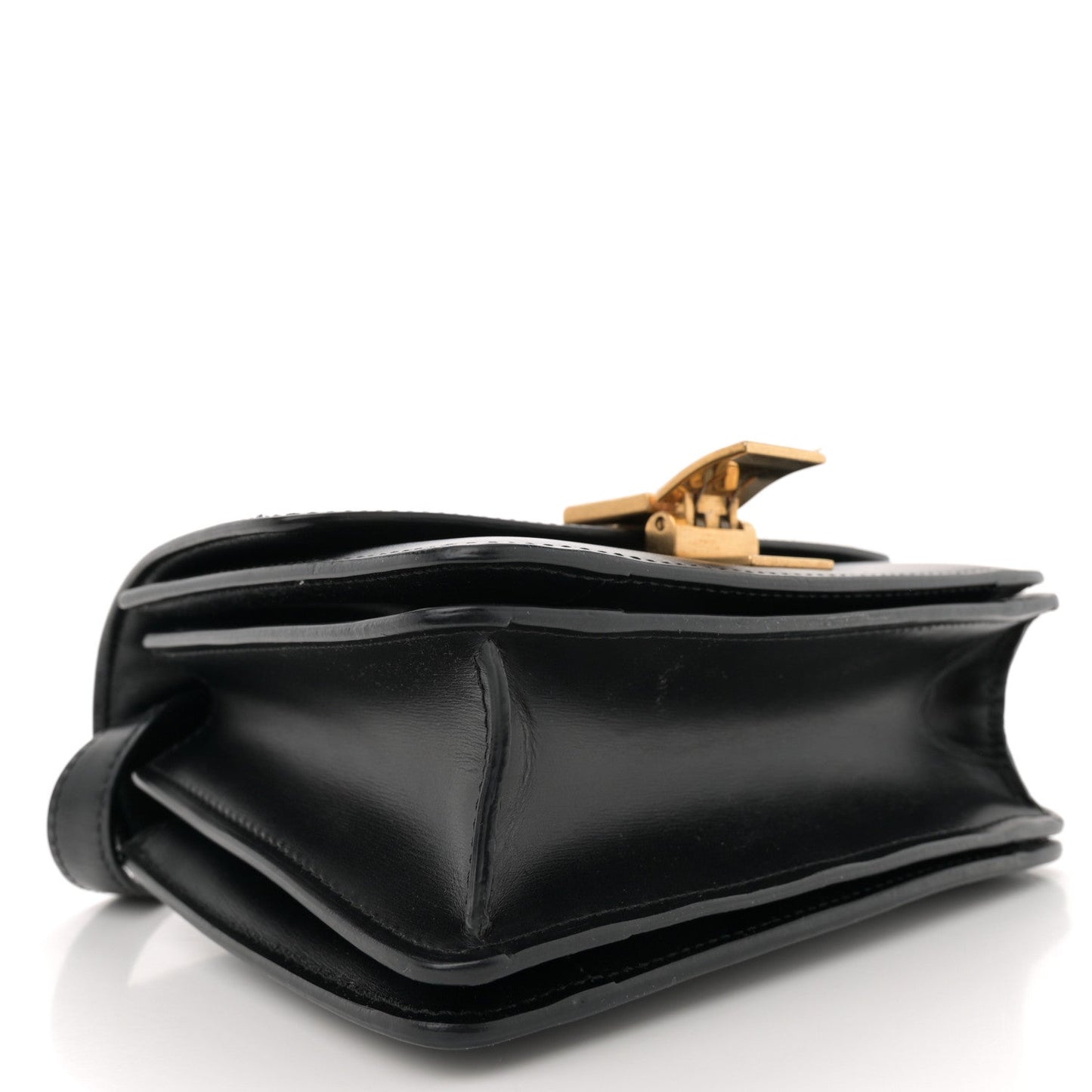 Box Calfskin Small Classic Box Flap Bag Black