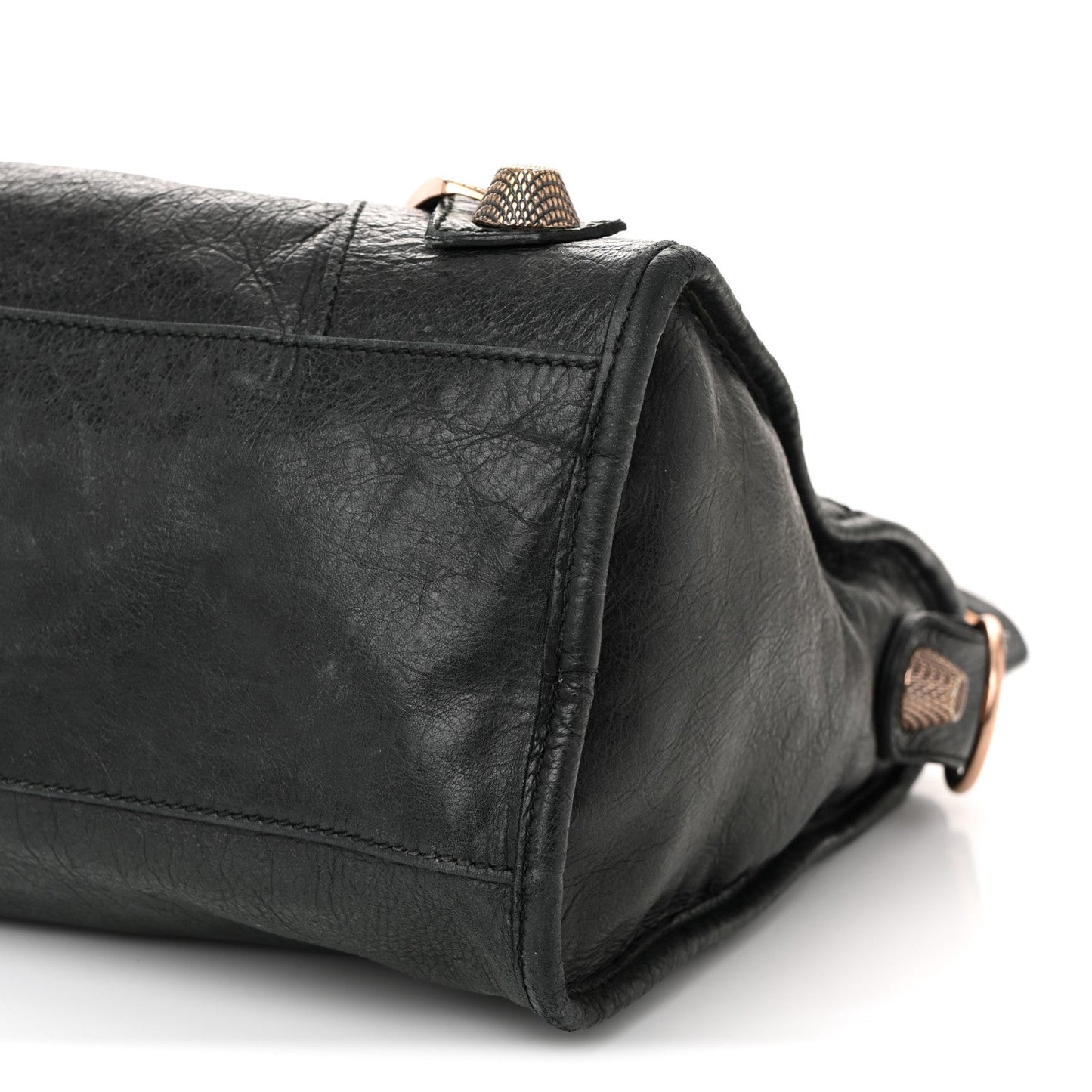 Agneau Giant 21 Rose Gold Hardware City Black
