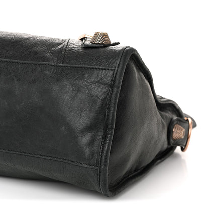 Agneau Giant 21 Rose Gold Hardware City Black
