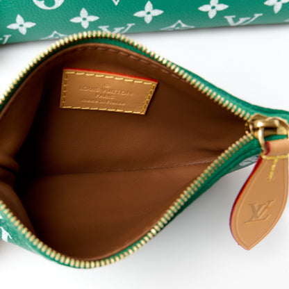 Calfskin Monogram Speedy P9 Bandouliere 25 Green