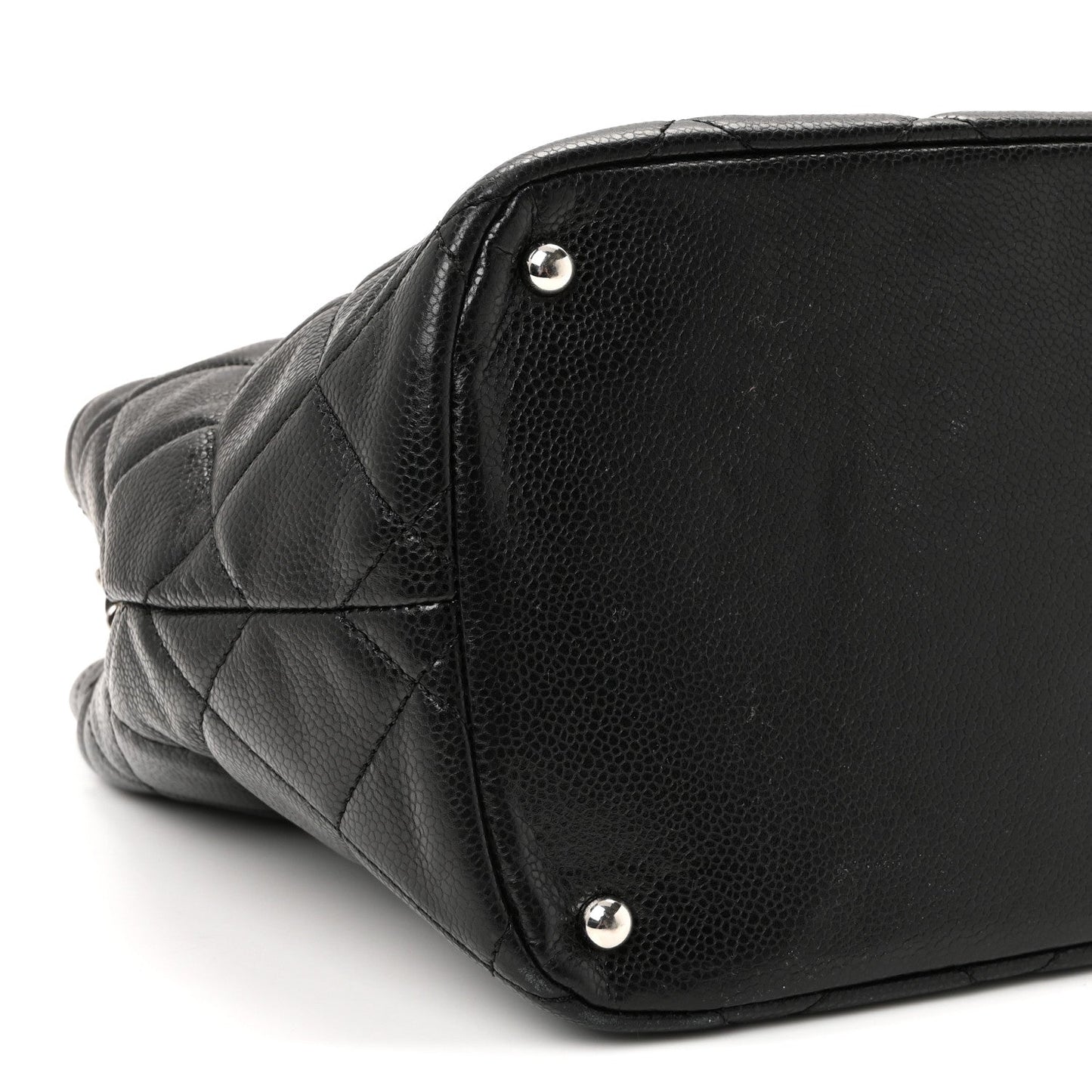 Caviar Quilted Timeless CC Soft Tote Black