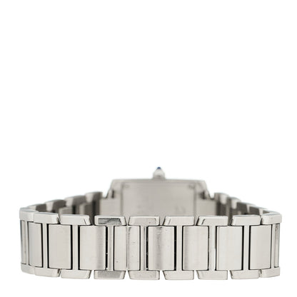 Stainless Steel 20mm Tank Francaise Quartz Watch